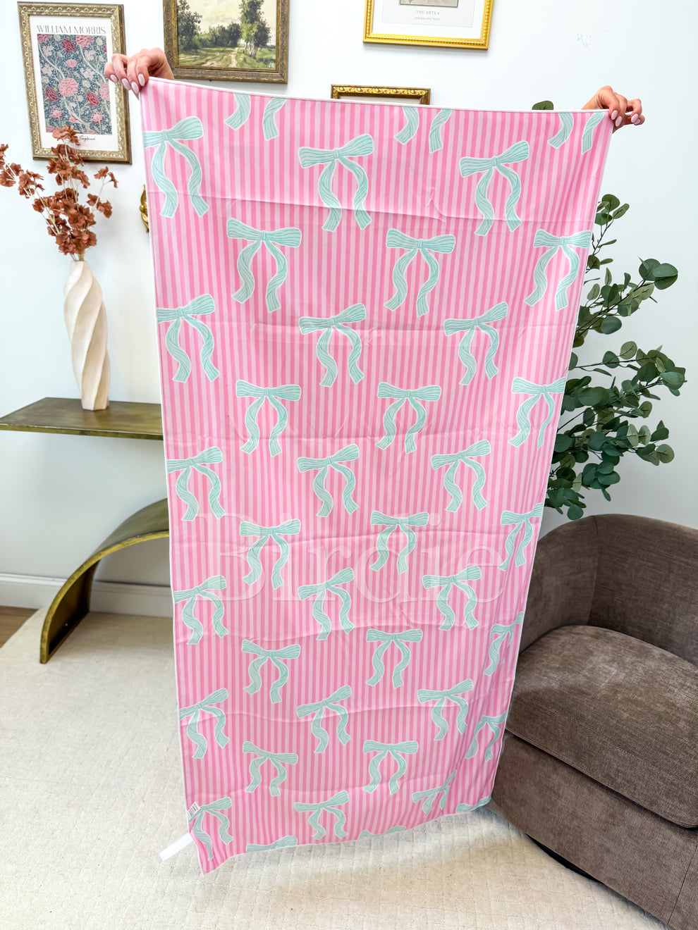 BIRDIE Quick Dry Towel - Bluebell Blush