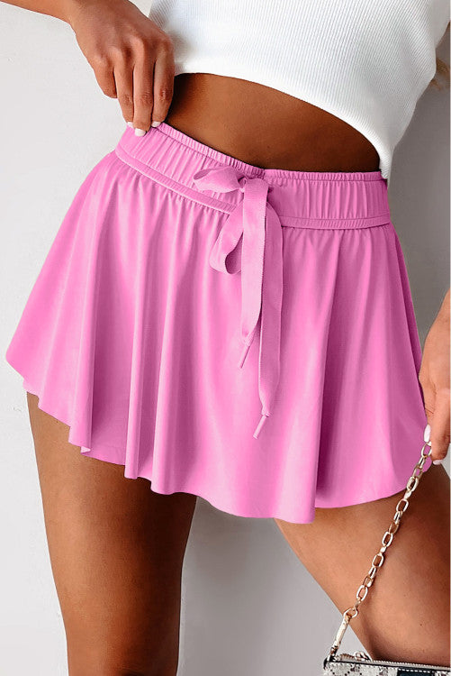 Elastic Athletic Skorts - * Multiple Colors