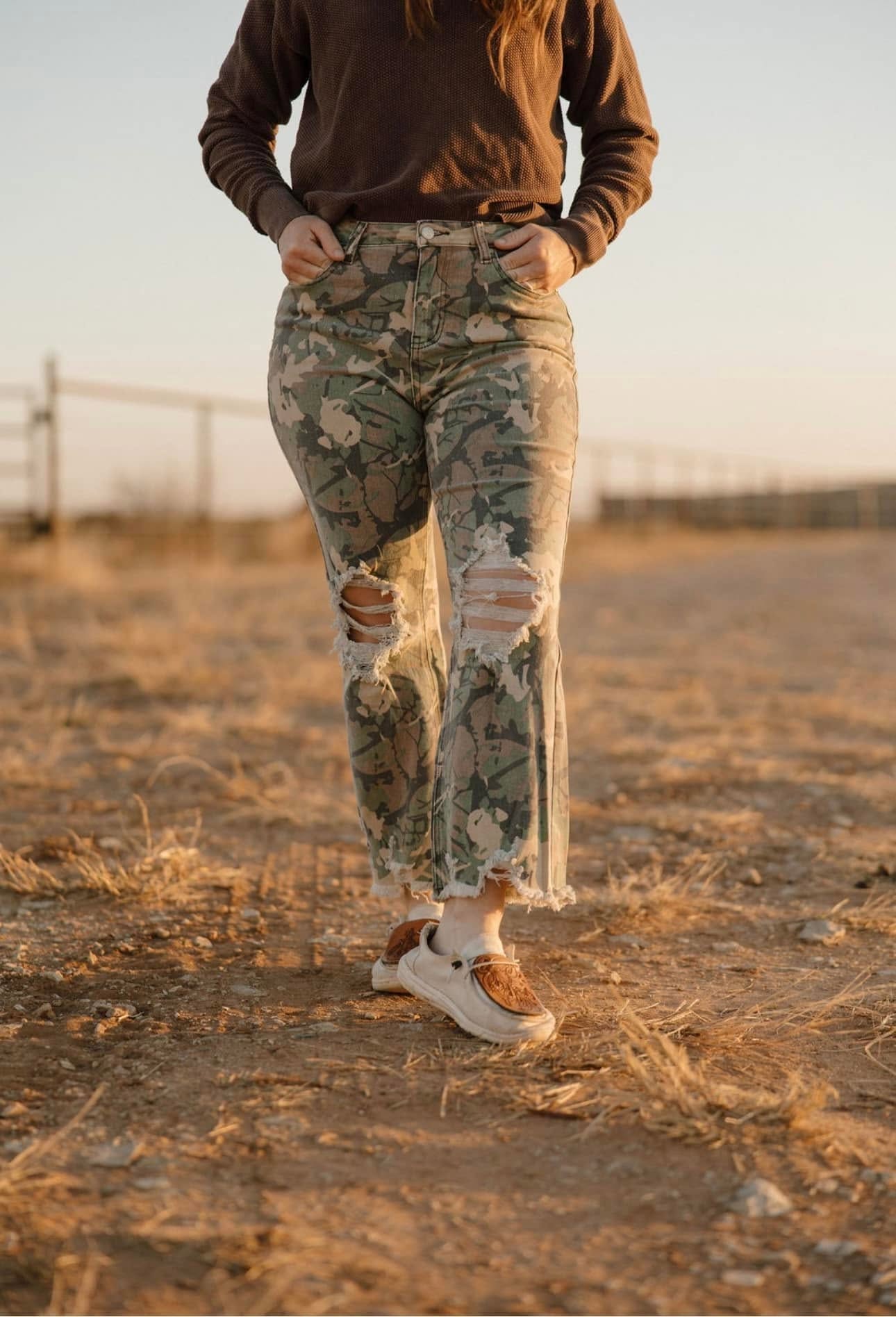 Sterling Kreek Camo/Leopard Jeans