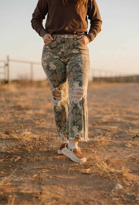 Sterling Kreek Camo/Leopard Jeans