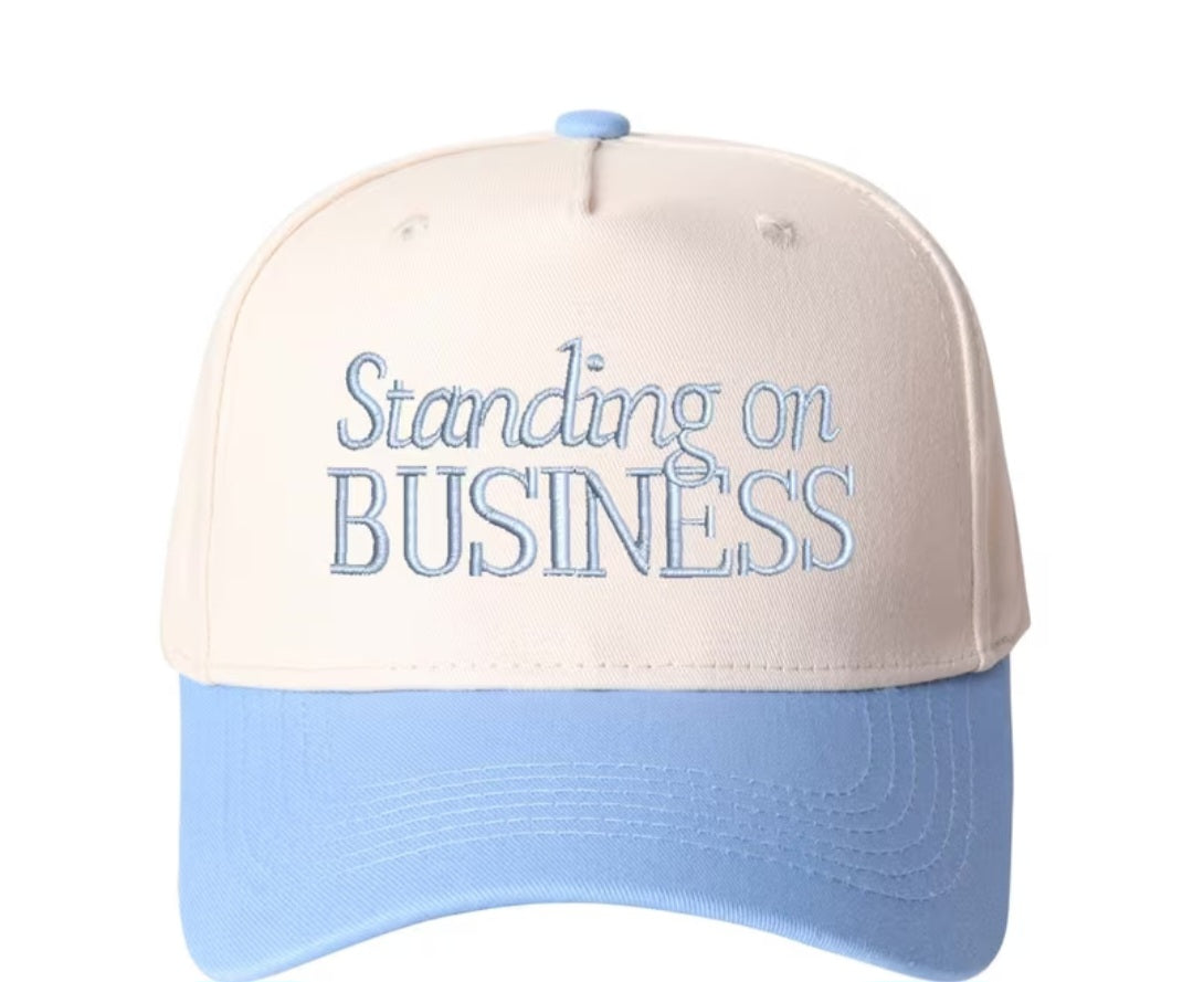 Standing on Business Hat