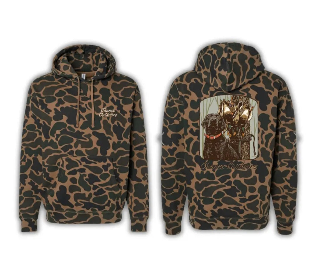 Old School Camo Mallard Hoodie