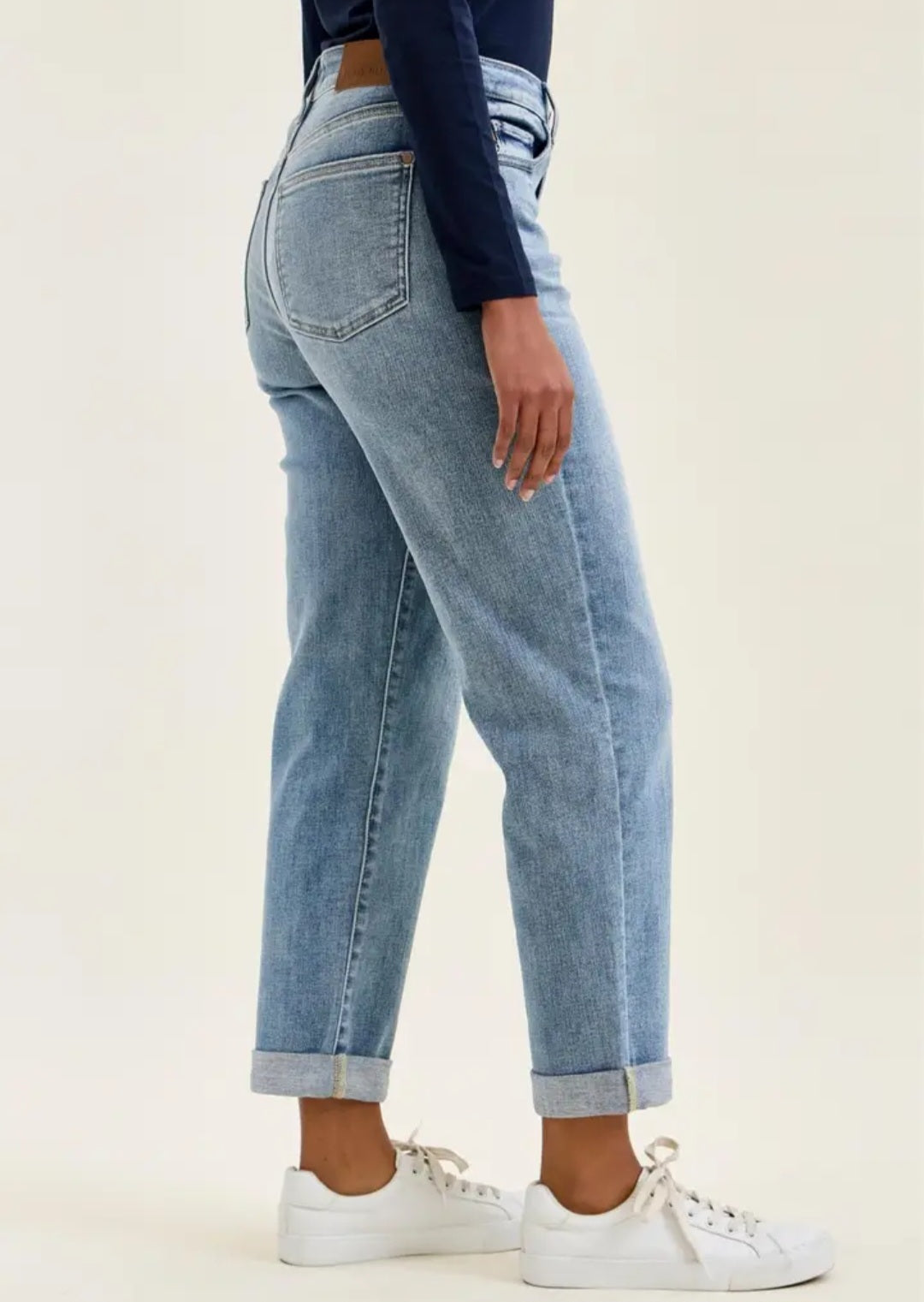 Judy Blue Jeans Boyfriend Lt Iced Indigo