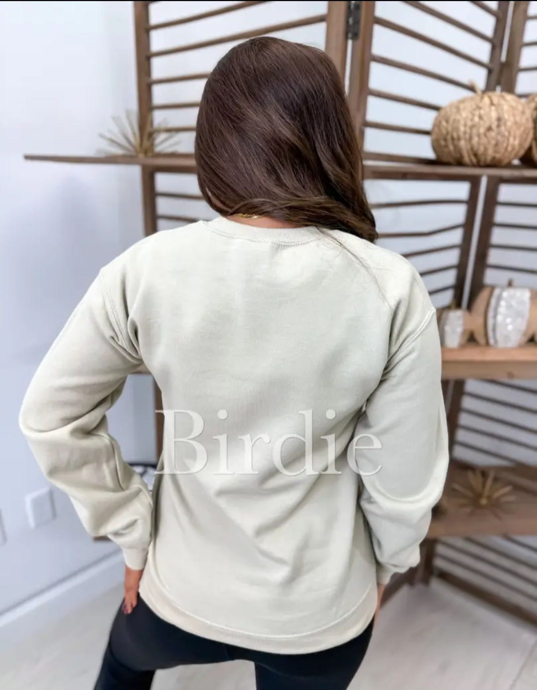 Birdie He's Hunting Graphic Crewneck on Sand