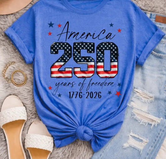 America 250 Years Tee