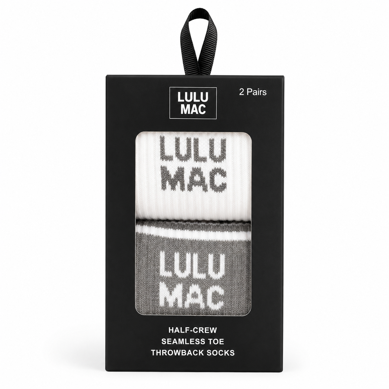 Lulu Mac Socks 2 Pair Box