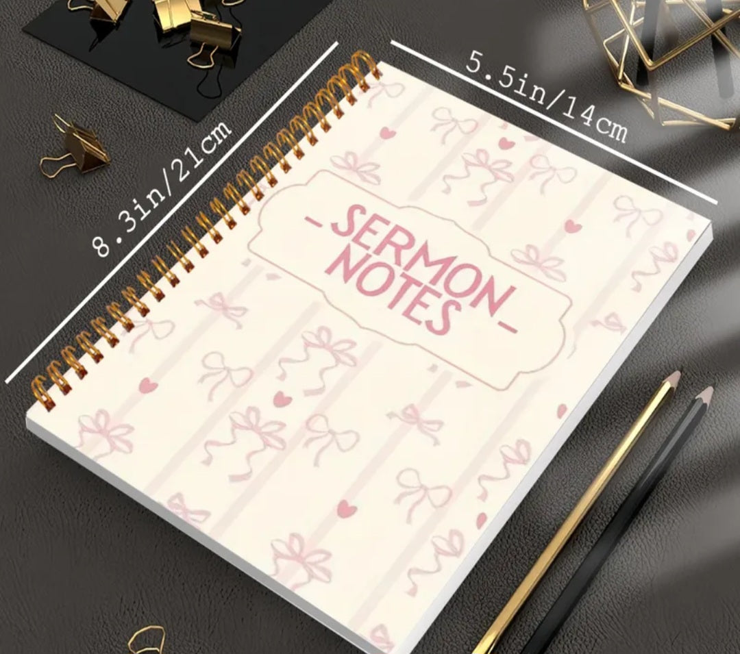 Sermon Notes Notebook