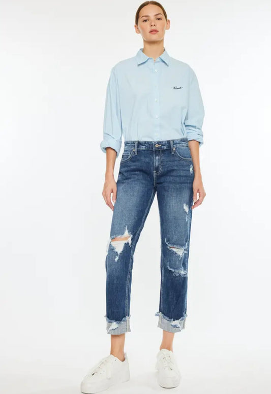 Kan Can Boyfriend Fit Jeans
