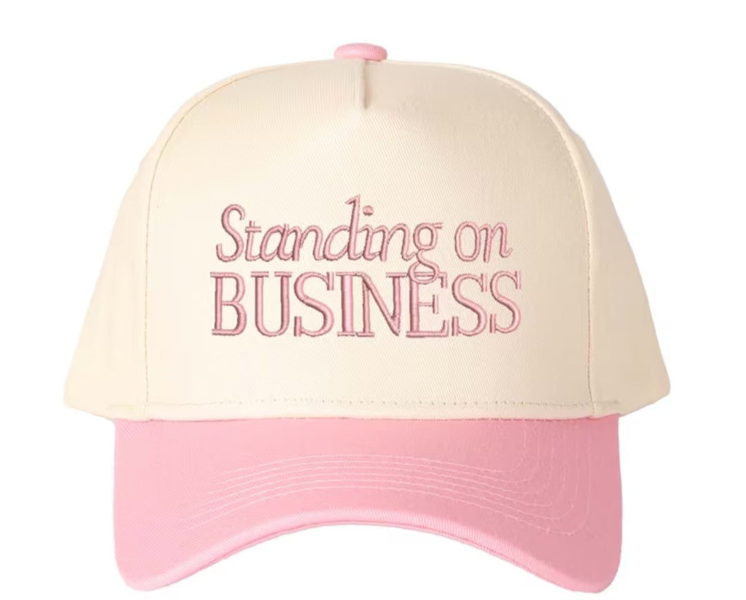 Standing on Business Hat