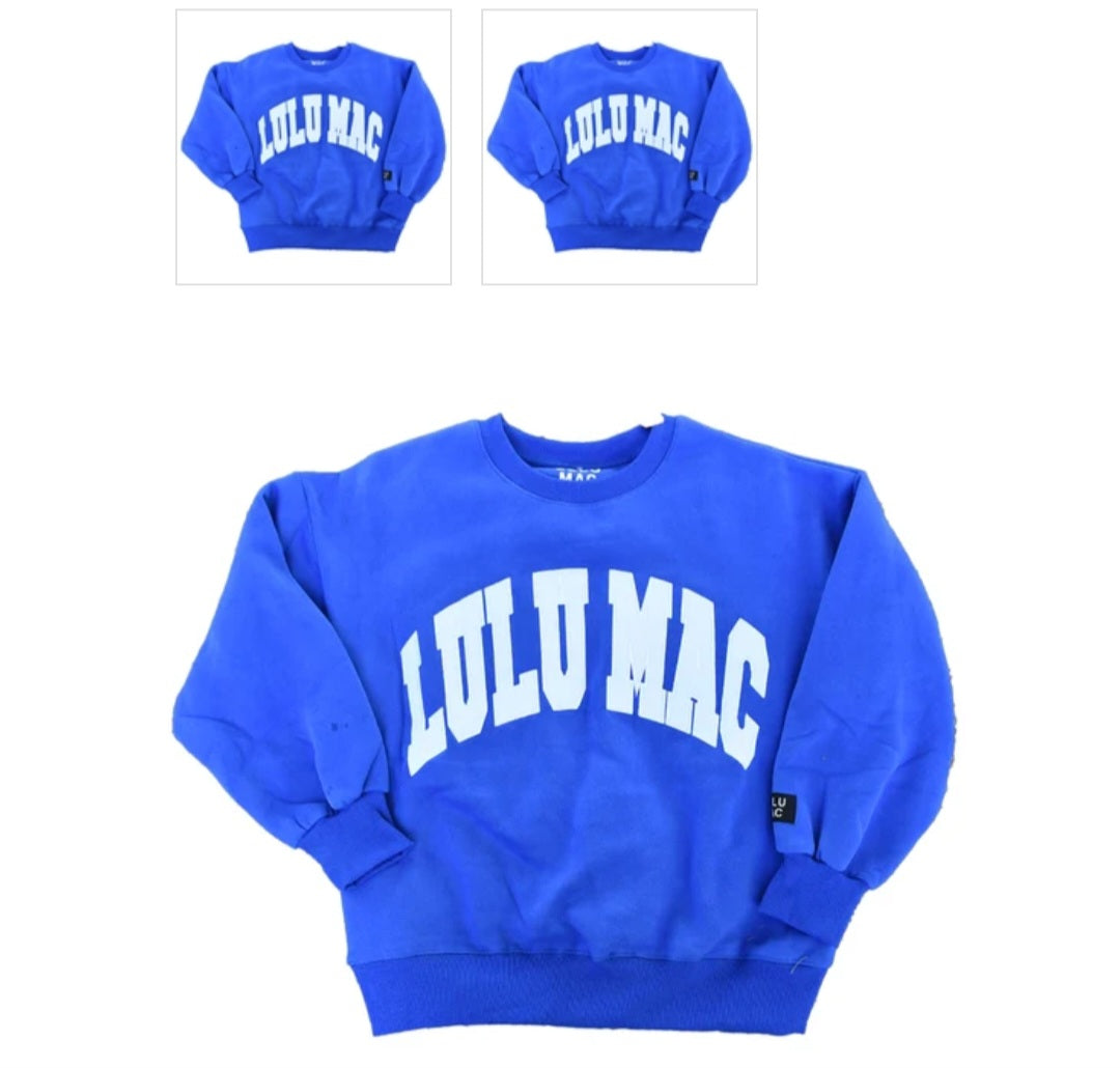 Lulu Mac Royal Blue Sweatshirt