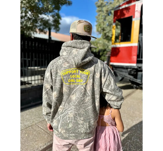 Support Your Local Girl/Boy Dad Hoodie