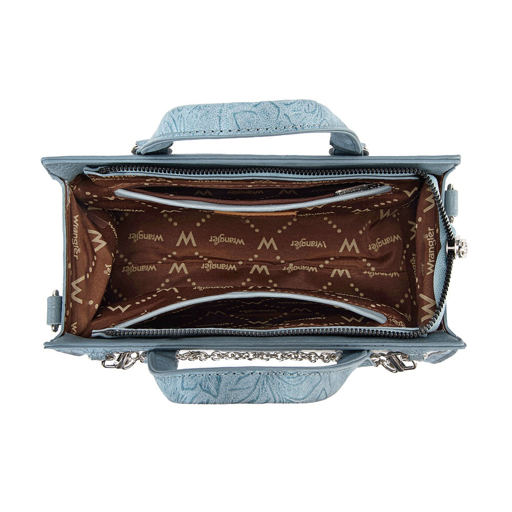 Preorder Wrangler Western Chic Lace with Chain Charm Satchel/Crossbody Bag