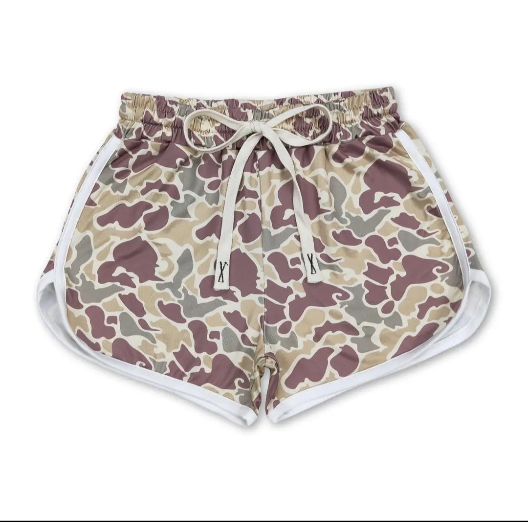 Duck Camo Mommy and Me shorts-kids