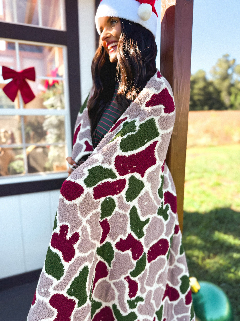 BIRDIE PREORDER Blanket in Mistletoe Marsh Duck Camo