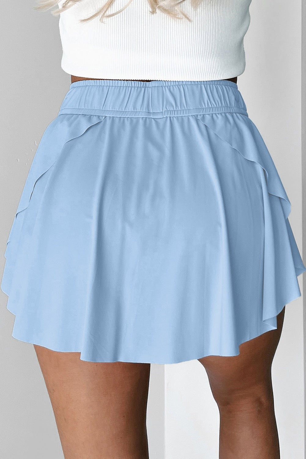 Elastic Athletic Skorts - * Multiple Colors