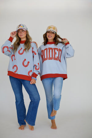 Poppy and Pine 2 sided Mock Neck Sweatshirt