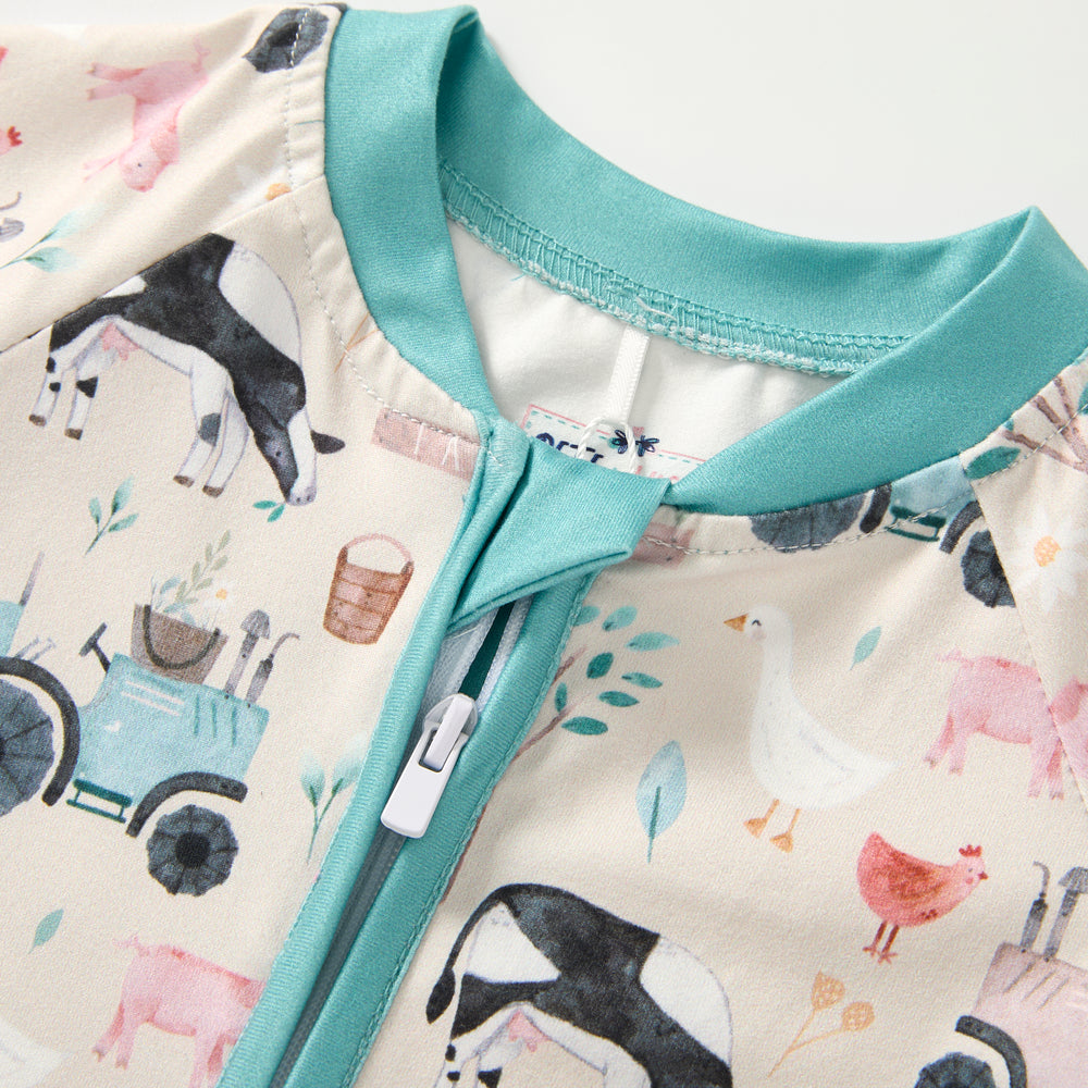 Pete +Lucy Friendly Farmyard - Boy Romper