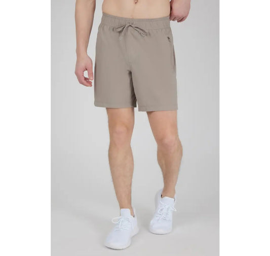 Men's Warp Performance Short with Side Pocket - Tan