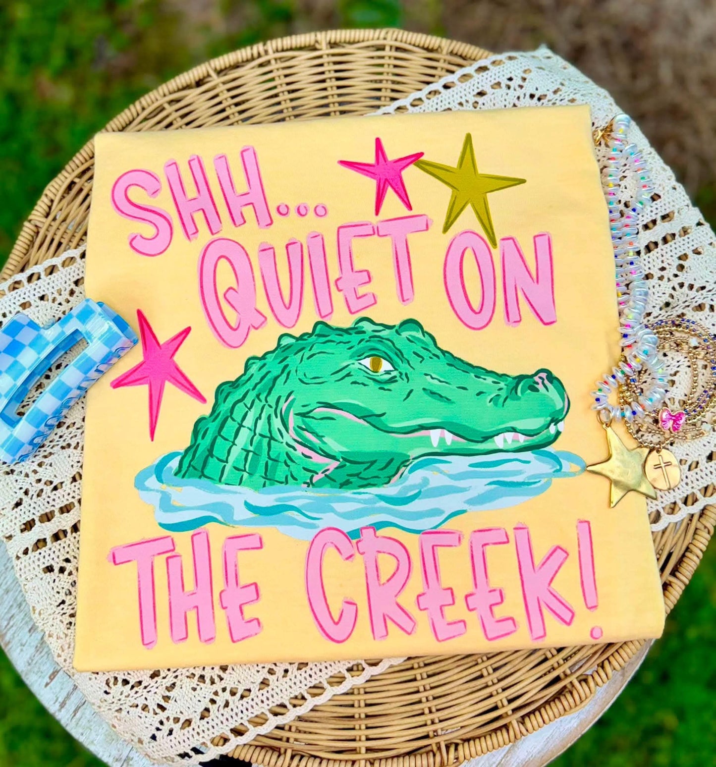 Quiet on the Creek Tee