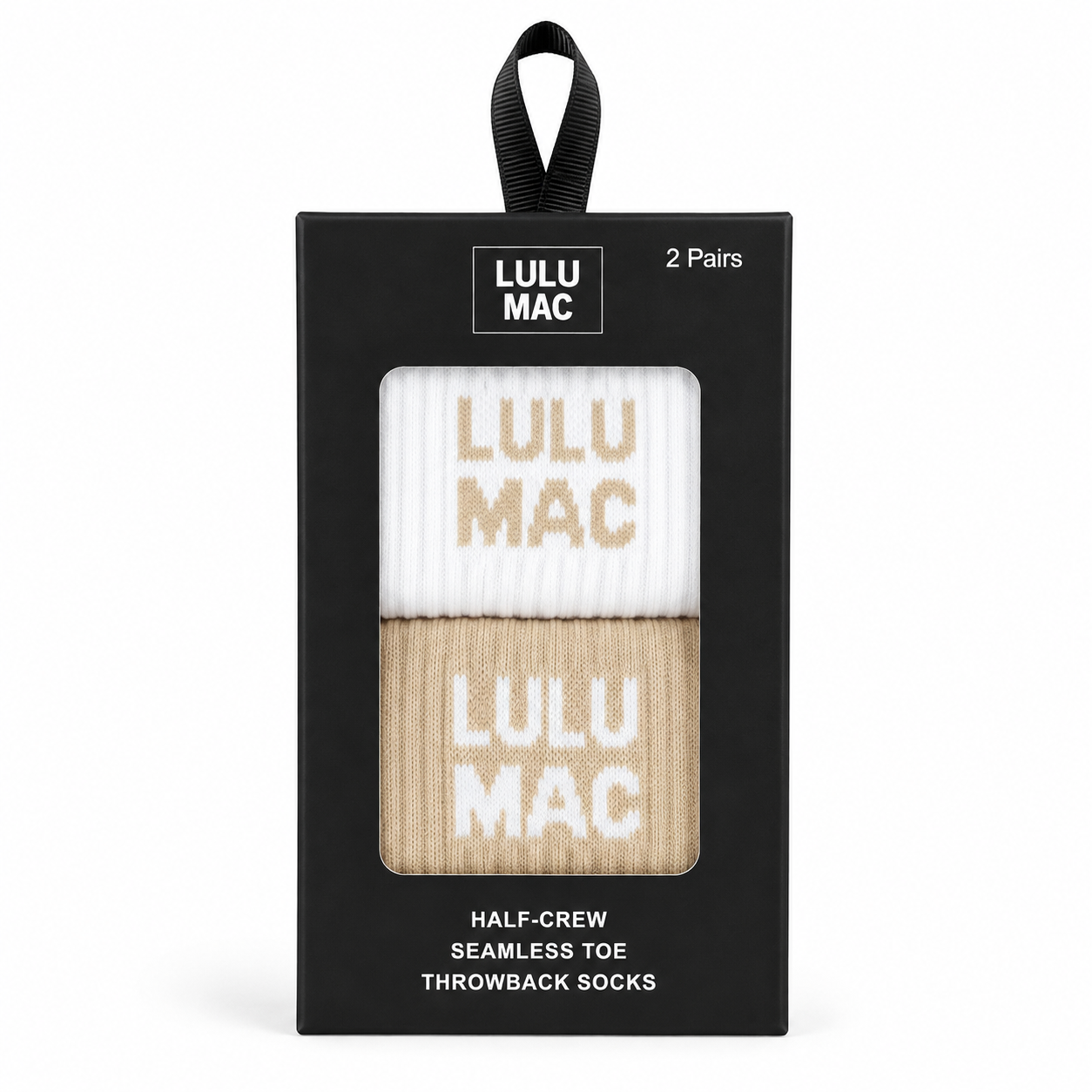 Lulu Mac Socks 2 Pair Box