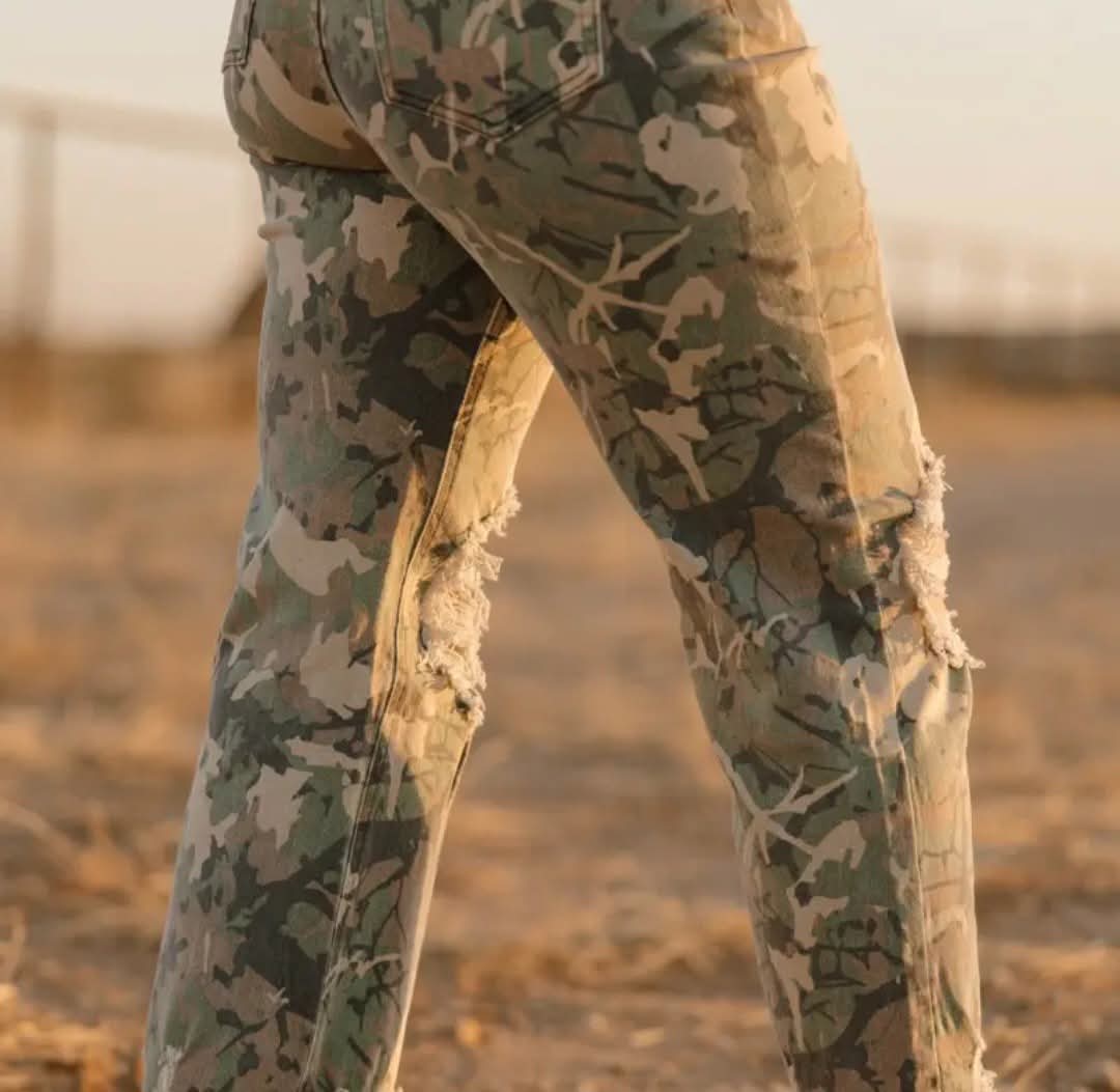 Sterling Kreek Camo/Leopard Jeans