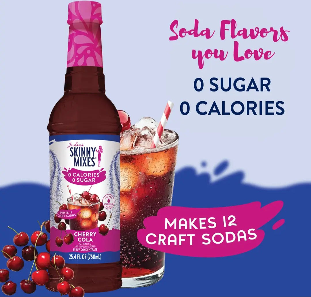 Jordan's Skinny Mixes Soda Syrups Preorder