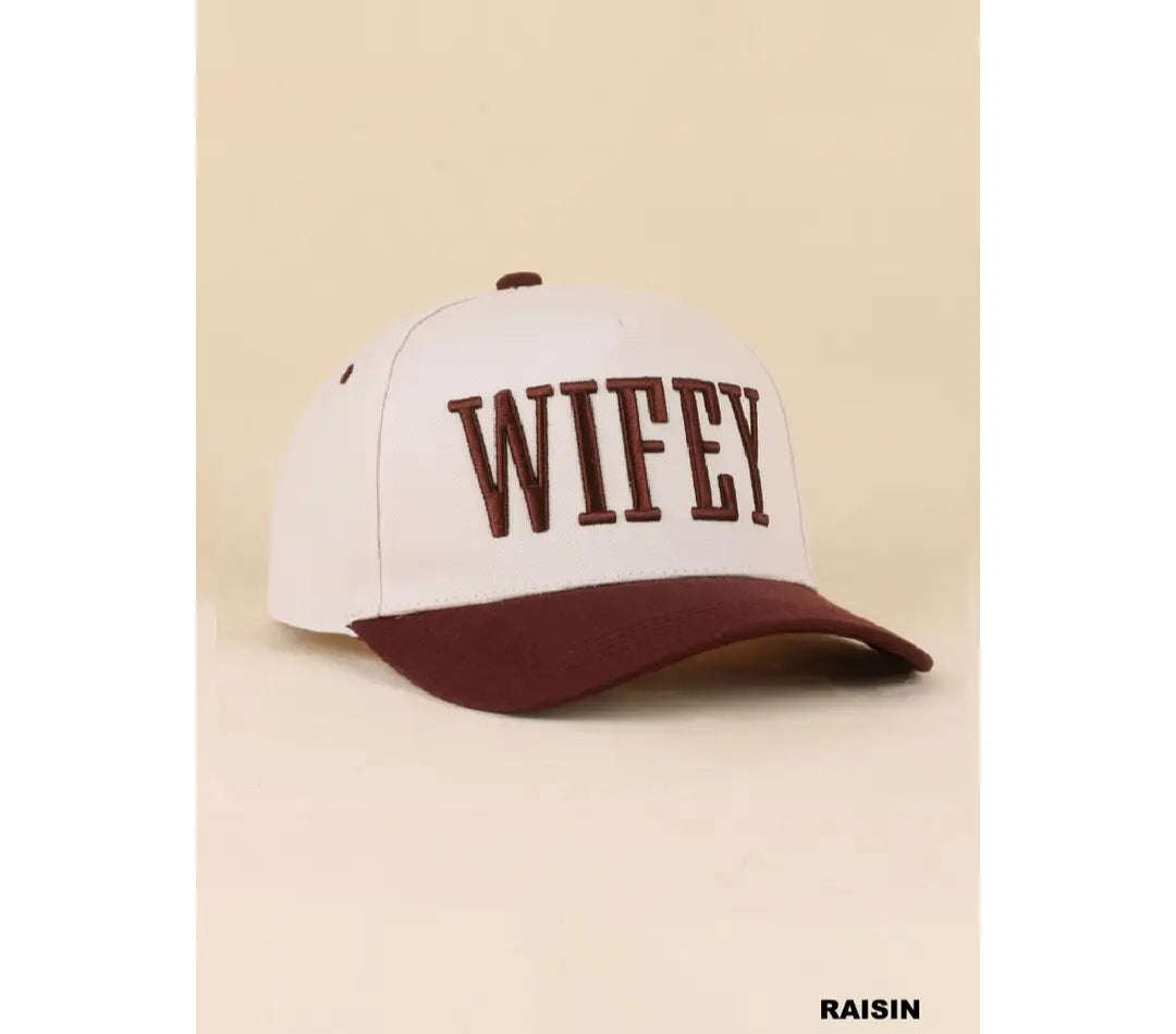Wifey Two Toned Snapback Hat