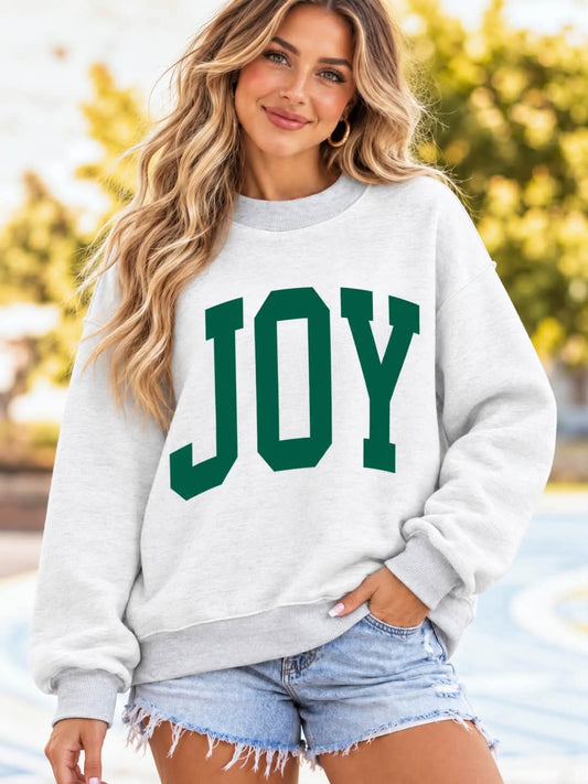 Merry/Joy Reversible Mockneck Sweatshirt
