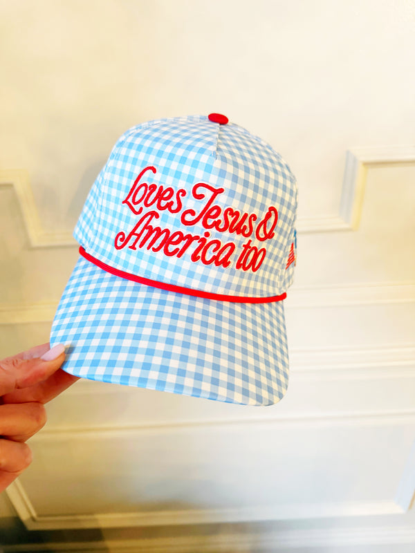 Poppy and Pine Patriotic Hat Preorder