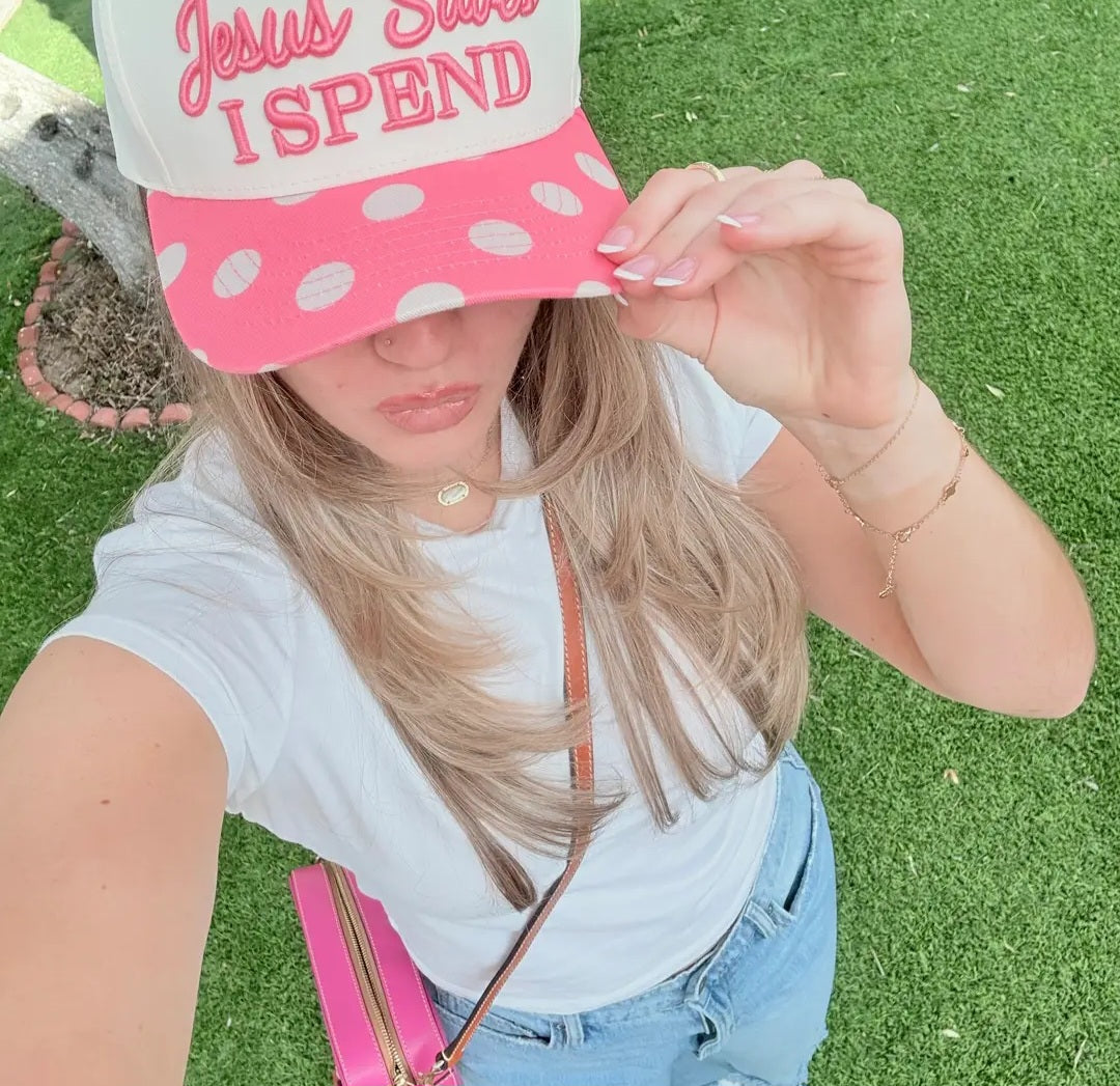 Jesus Saves I Spend Trucker Hat