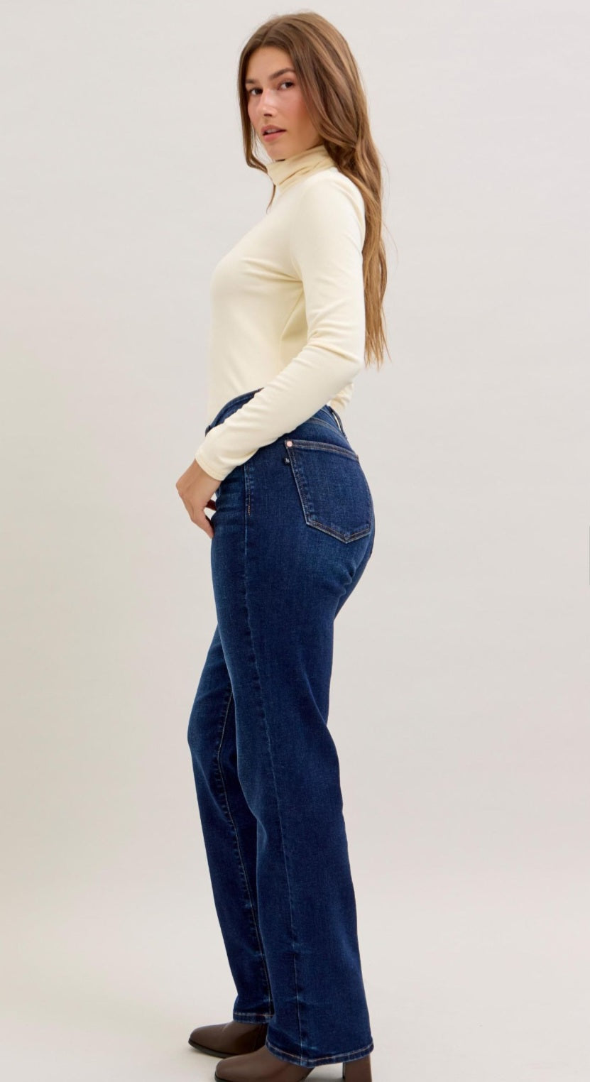 Judy Blue Straight Jeans- Short