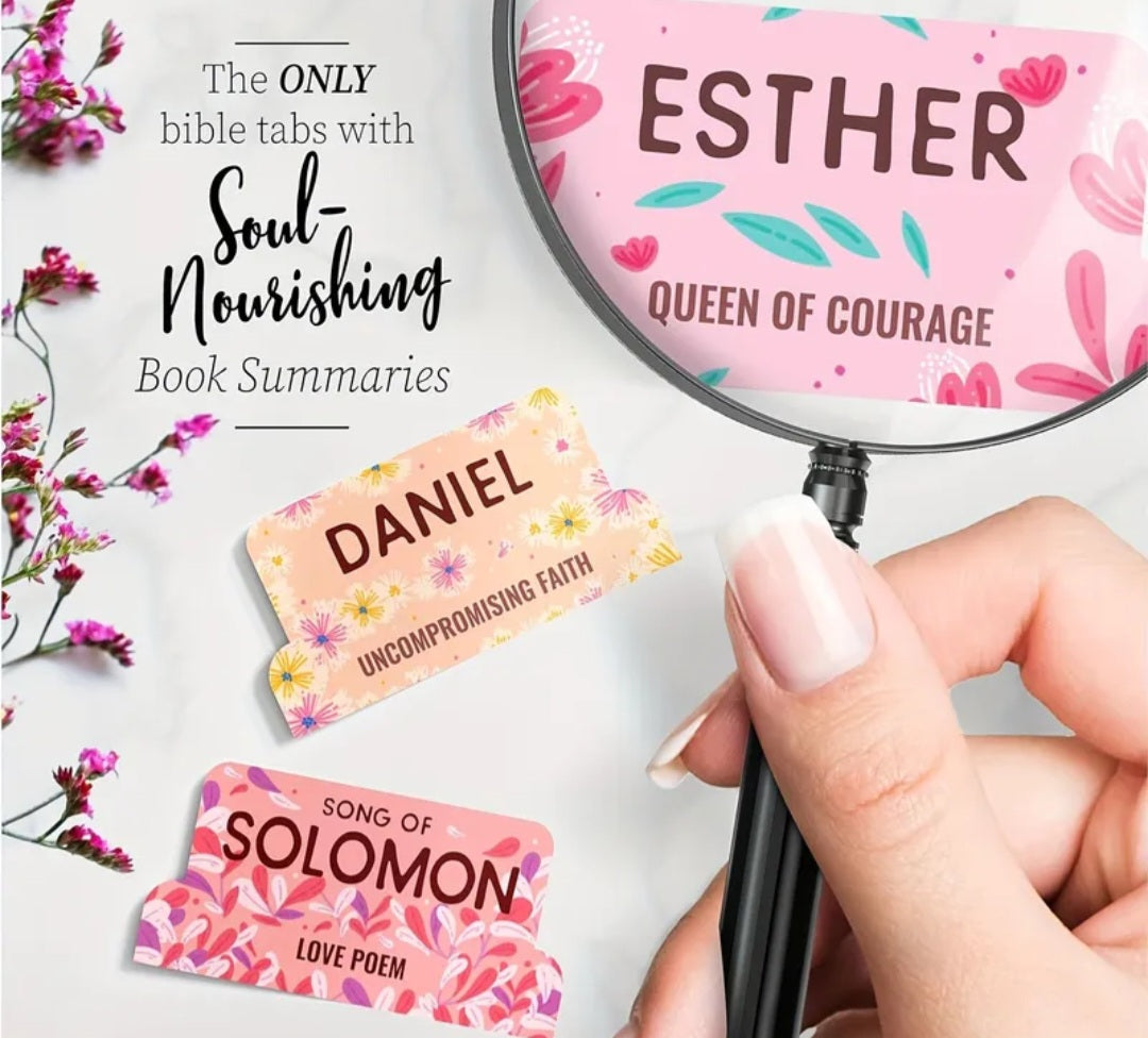 Bible Tabs Pastel Bloom