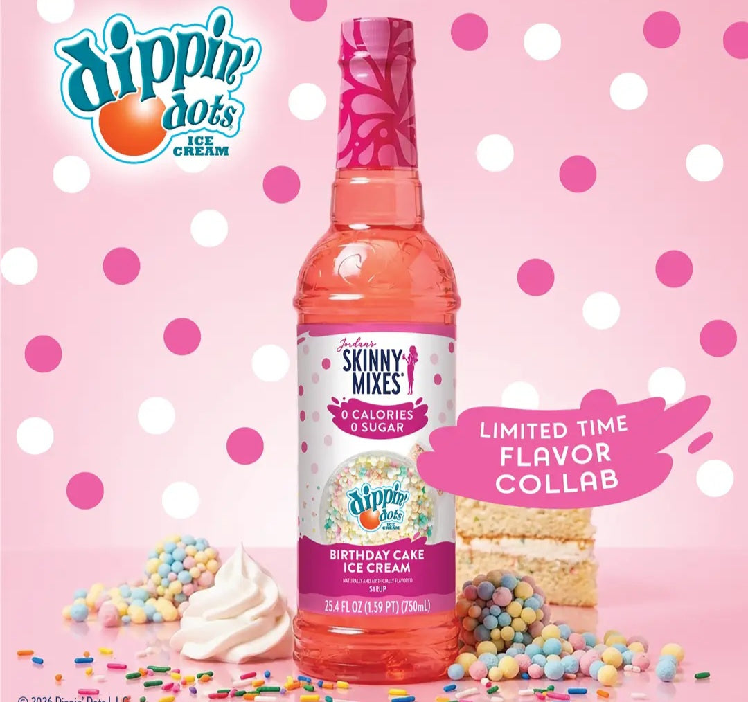 Jordan's Skinny Mixes Limit Time Collab Dippin Dots Preorder