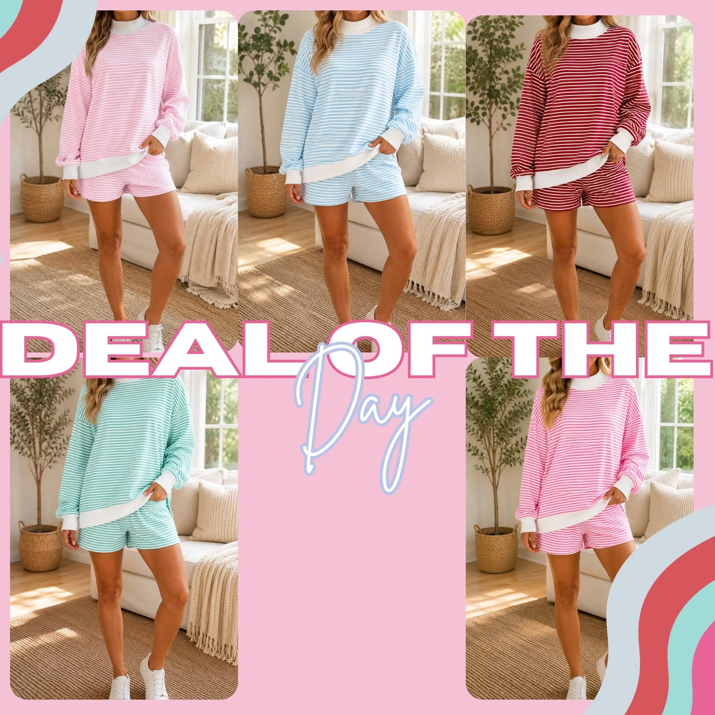 Stripe Oversize Set