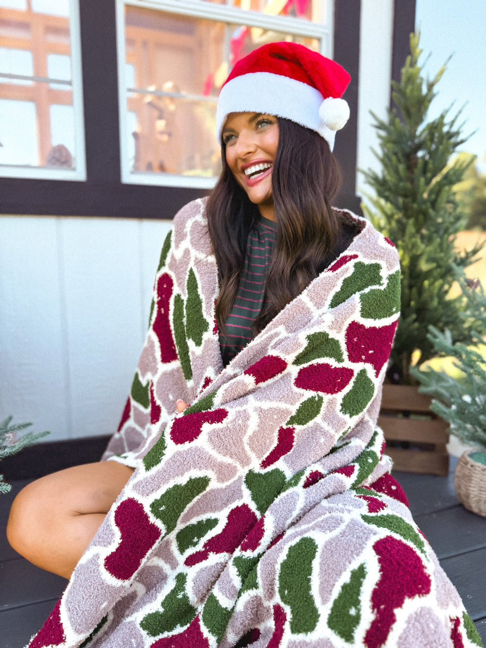 BIRDIE PREORDER Blanket in Mistletoe Marsh Duck Camo