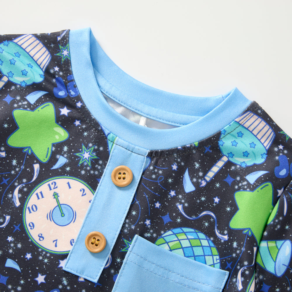 Pete + Lucy Ball Drop Boy Romper