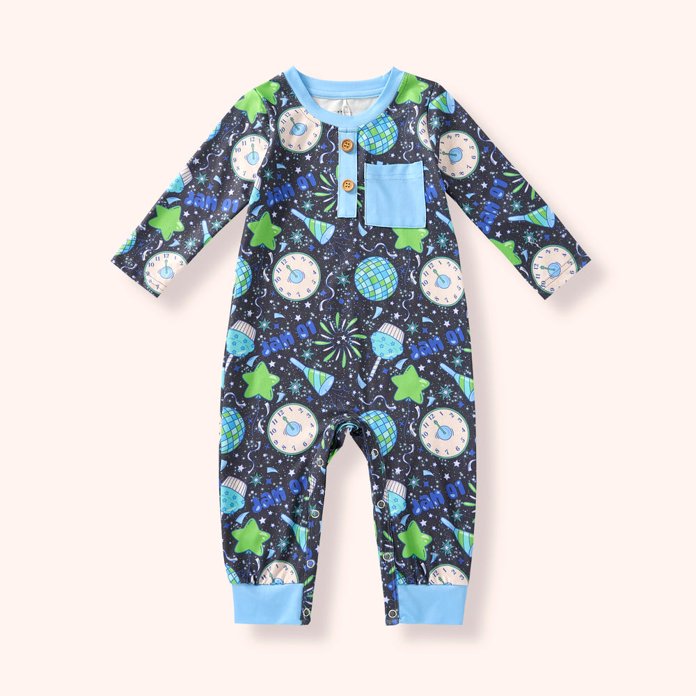 Pete + Lucy Ball Drop Boy Romper