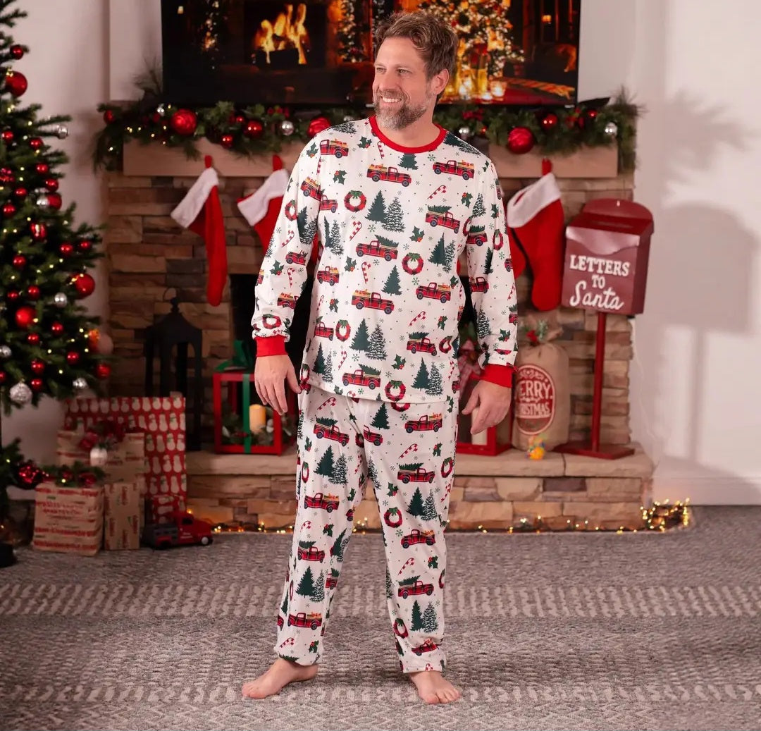 Family matching Christmas pajamas- Adult