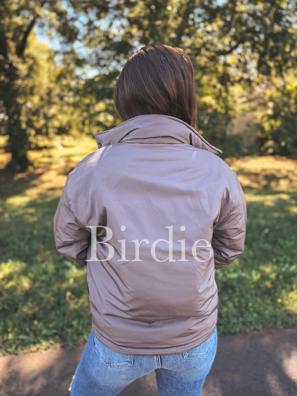 BIRDIE Reversible Puffer Jacket in Duck Camo