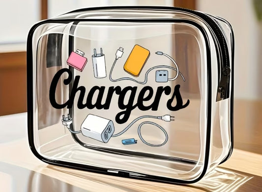 Transparent Bag - Chargers