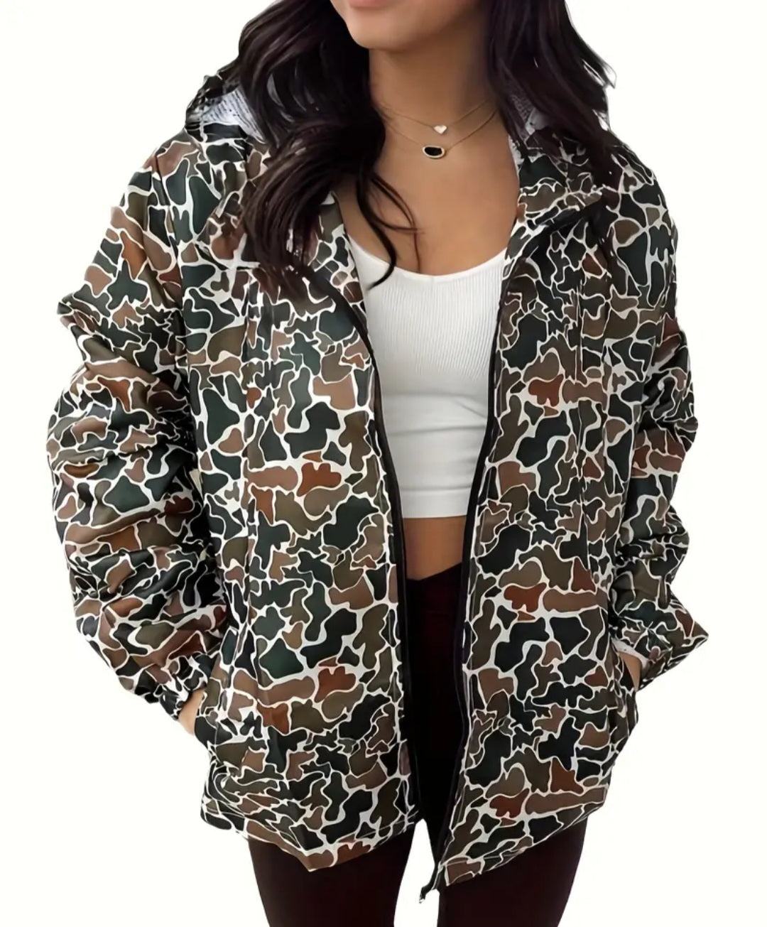 Camoflauge Hooded Jacket for all seasons