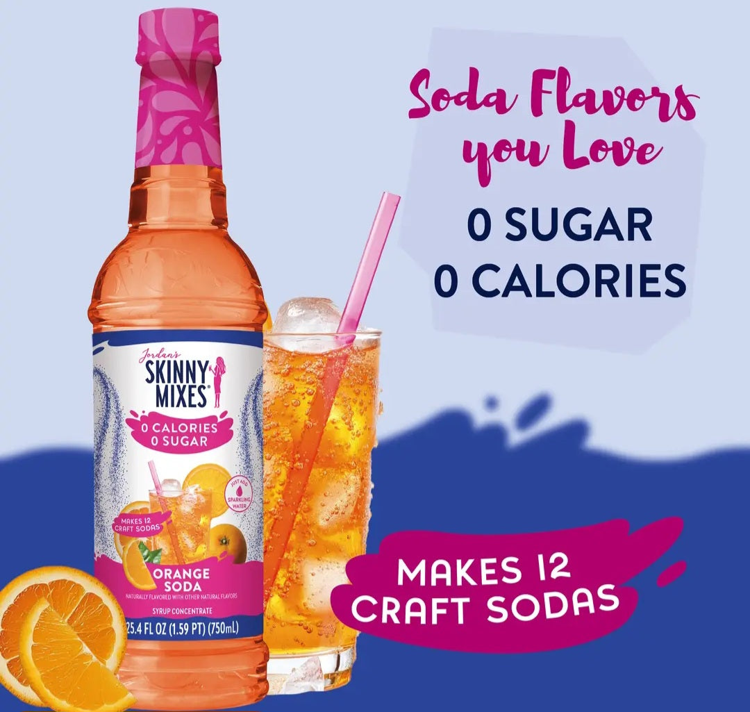 Jordan's Skinny Mixes Soda Syrups Preorder