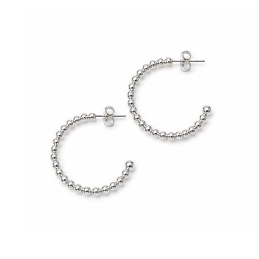 Lulu Mac Silver Hoops