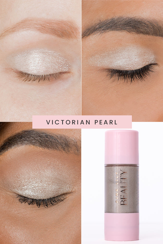 Pink Lily Beauty Radiant Bloom Eyeshadow Drops - Victorian Pearl FINAL SALE